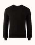 Cashmere Knit Crewneck | Black