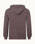 Cashmere Knit Hoodie | Umber