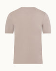 Cotton Sweater Tee Shortsleeve Gray