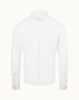 Silk Greenwhich Shirt | Bone