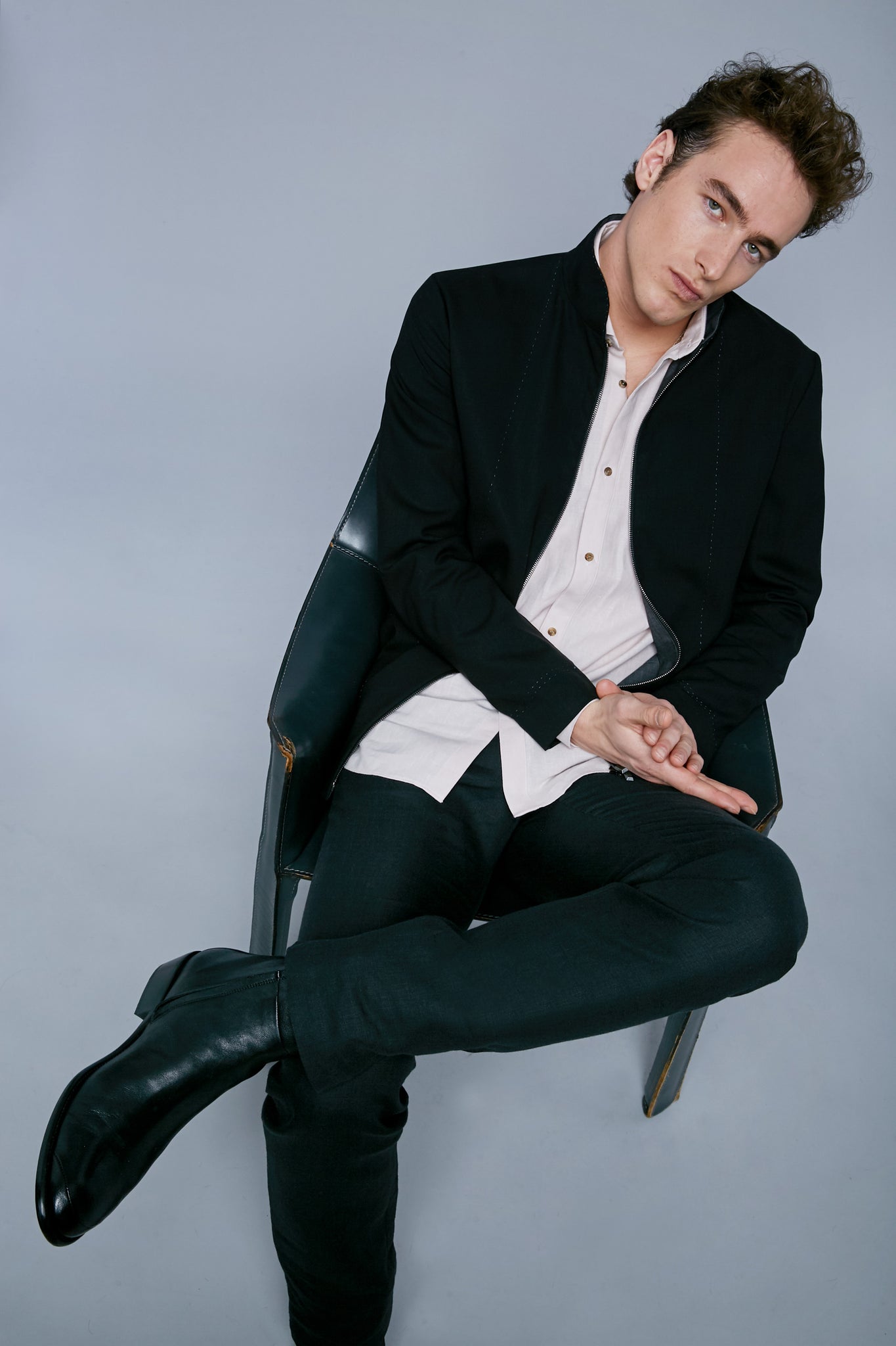 Mood View: Model Hans Weiner wearing Seasonless Bomber