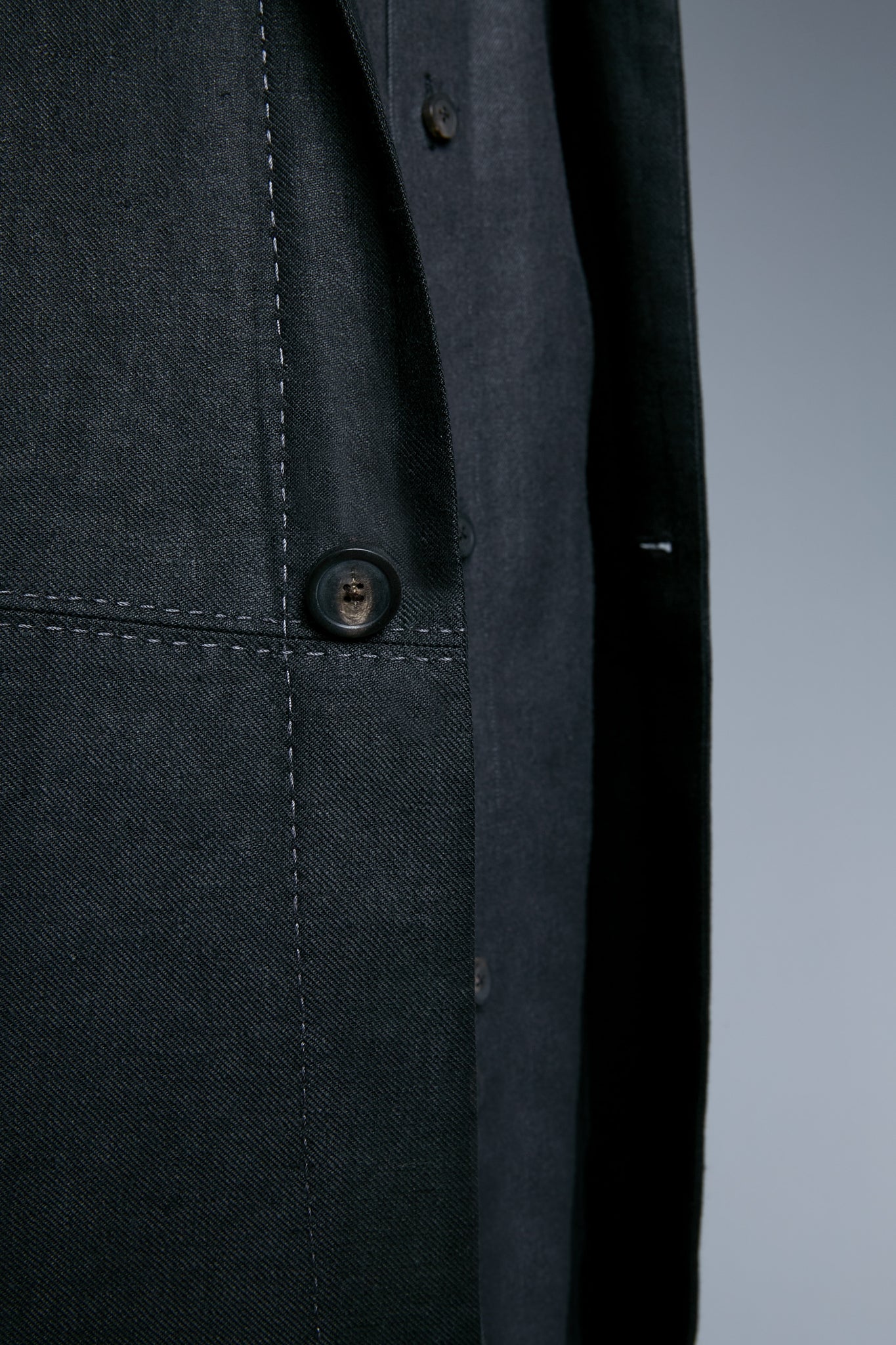 Detail View: Model Milos Drago wearing Architect's Jacket