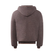Cashmere Knit Hoodie | Umber