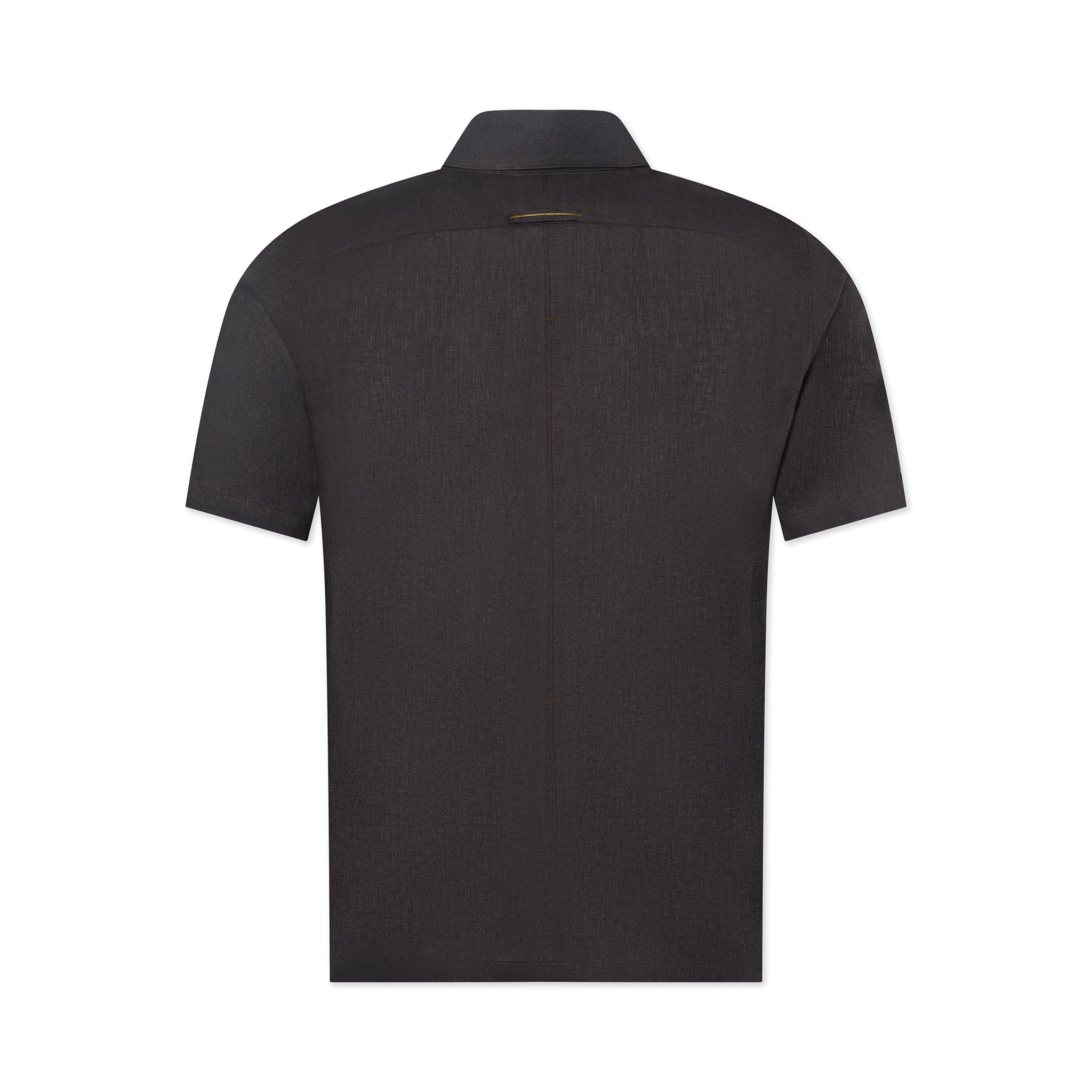 Shortsleeve Linen Shirt | Black