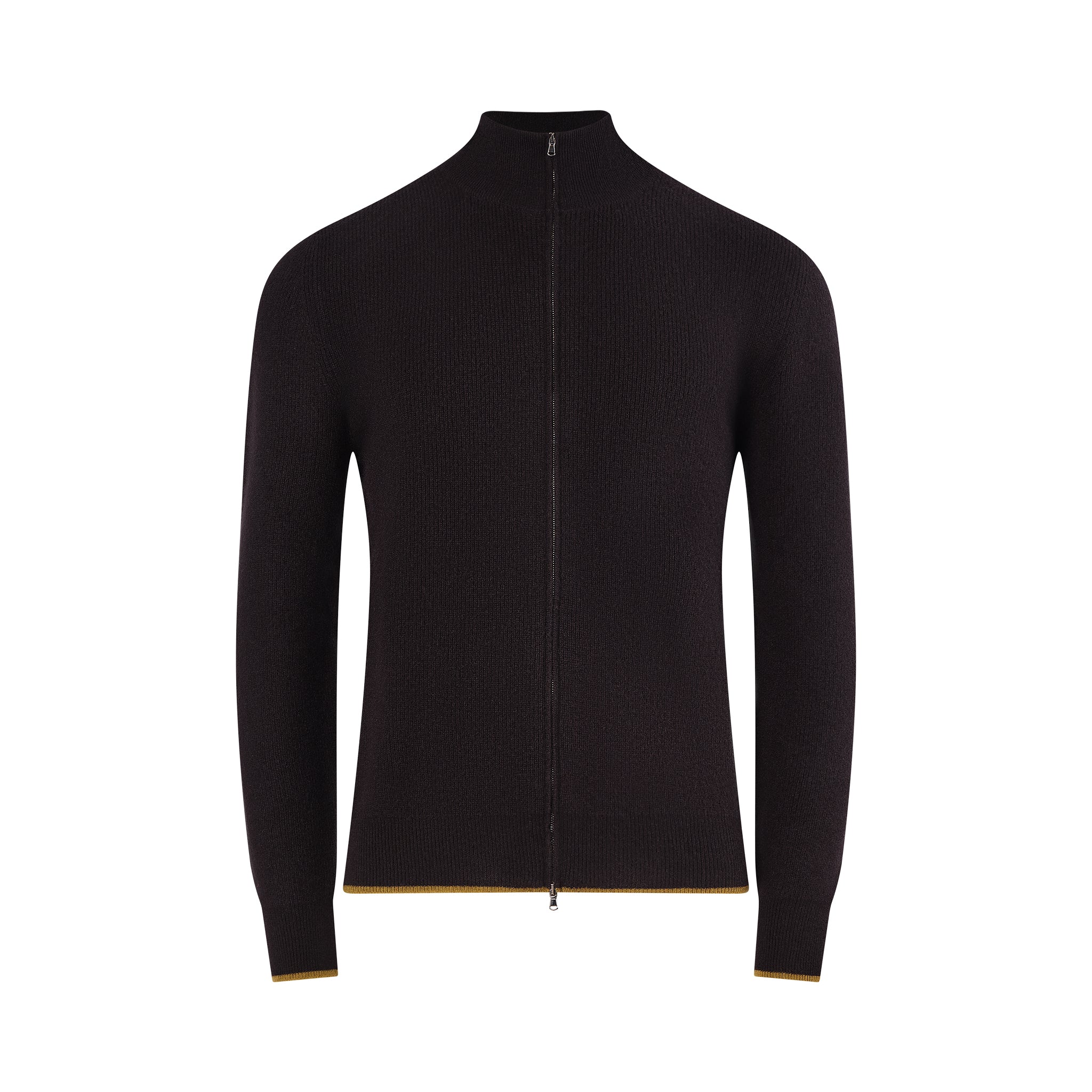 Cashmere Zip | Black