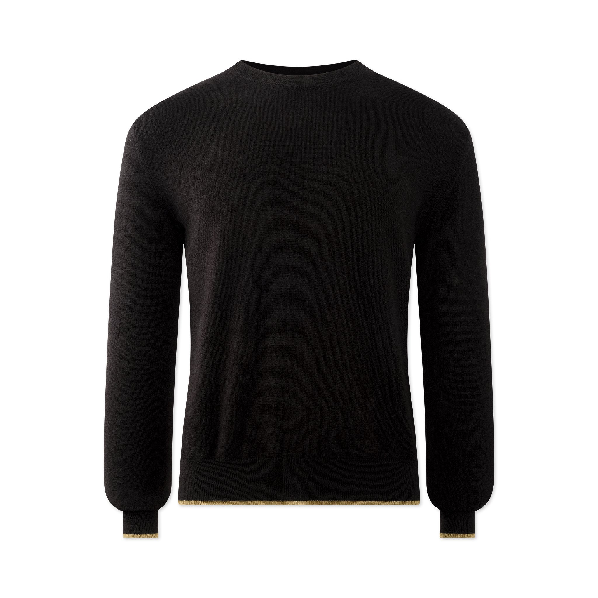 Cashmere Knit Crewneck | Black