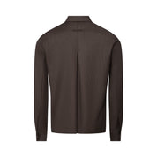 Wool Jacquard Overshirt | Olive