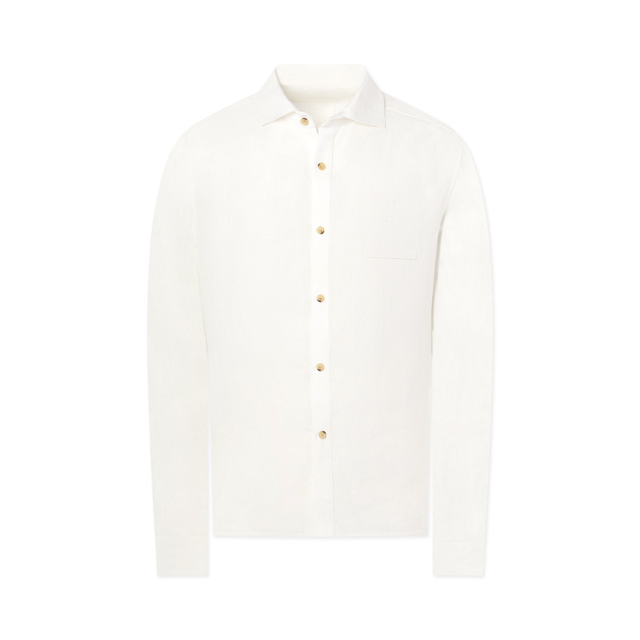 Linen Greenwich Shirt | White