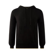 Cashmere Knit Hoodie | Black