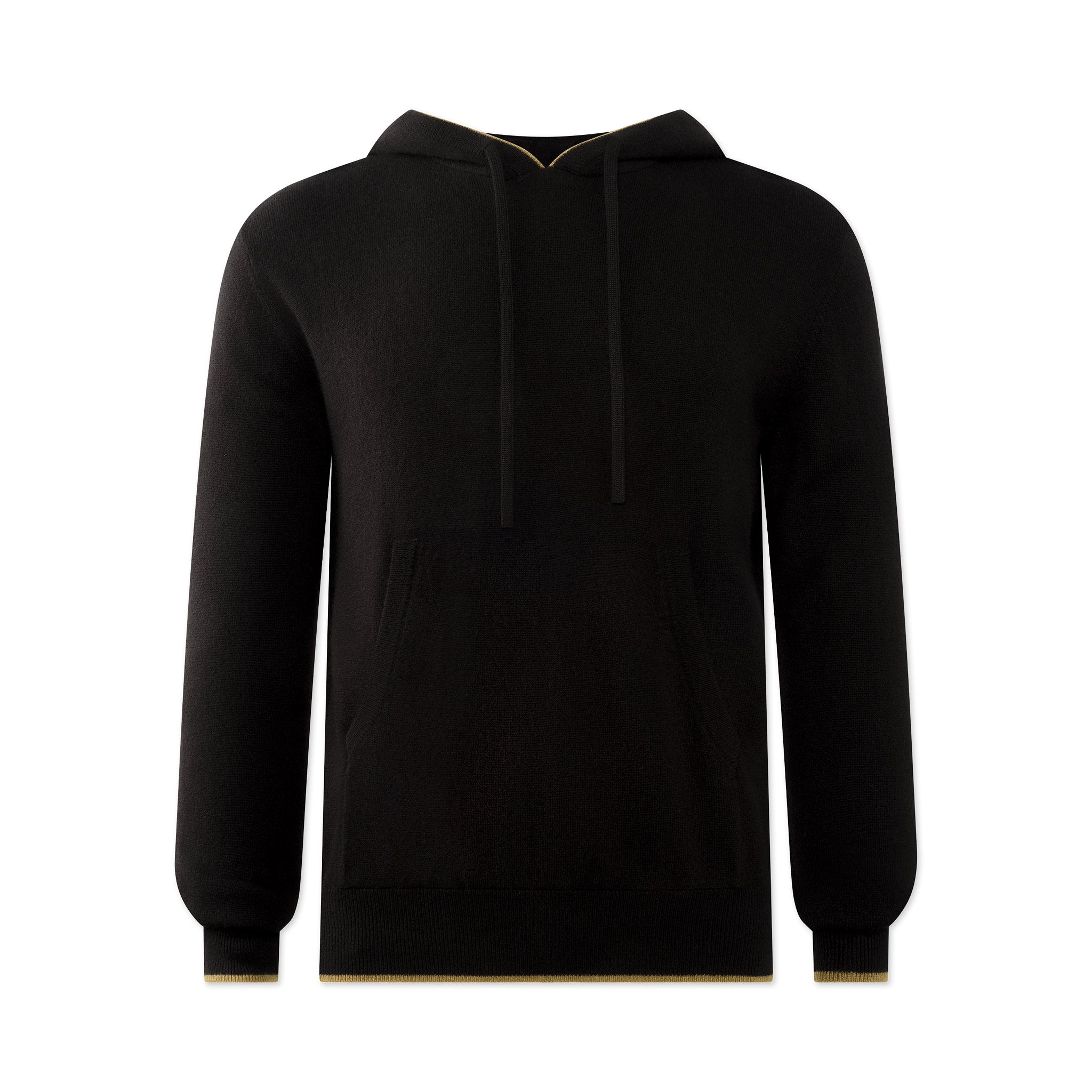 Cashmere Knit Hoodie | Black