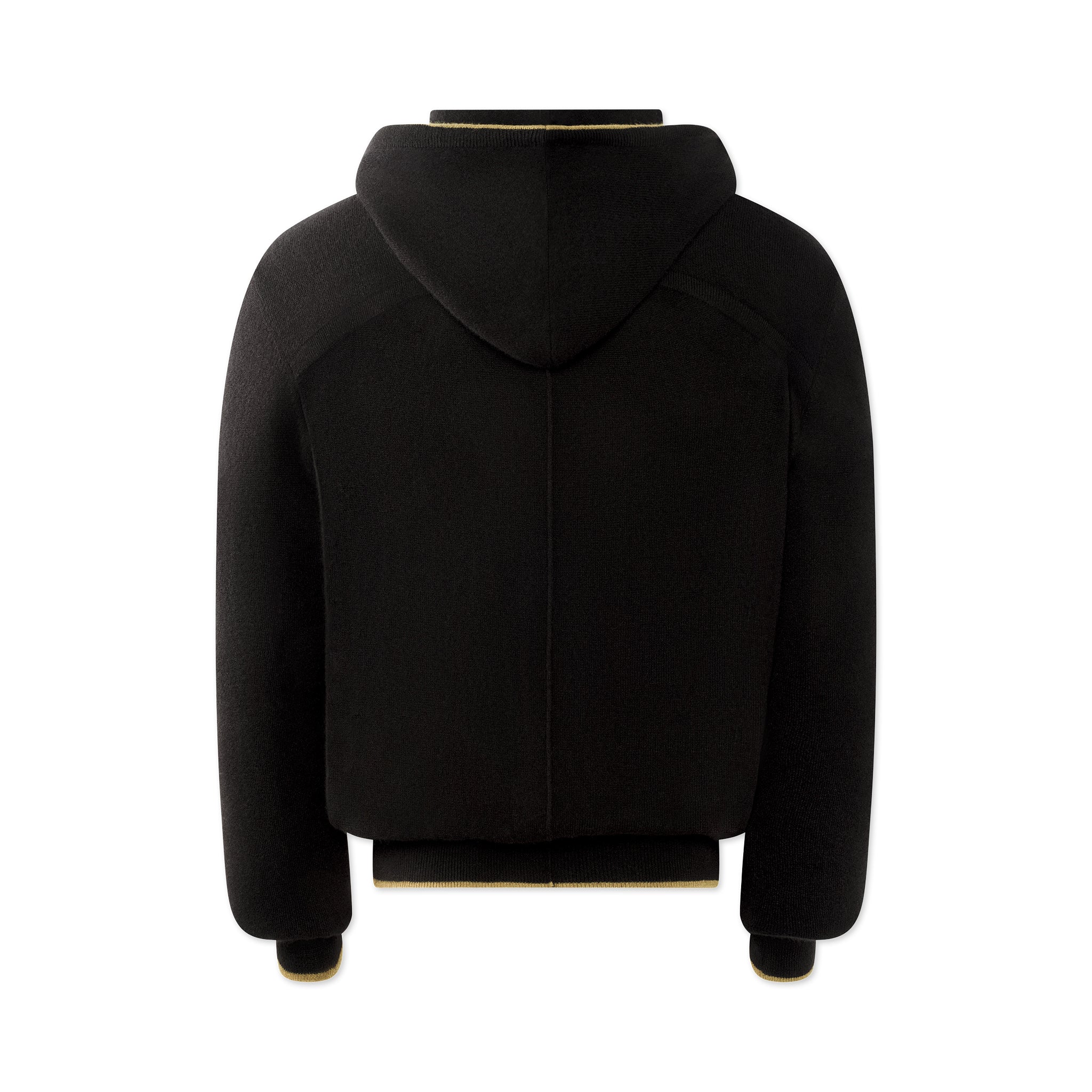 Cashmere Knit Hoodie | Black