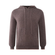 Cashmere Knit Hoodie | Umber