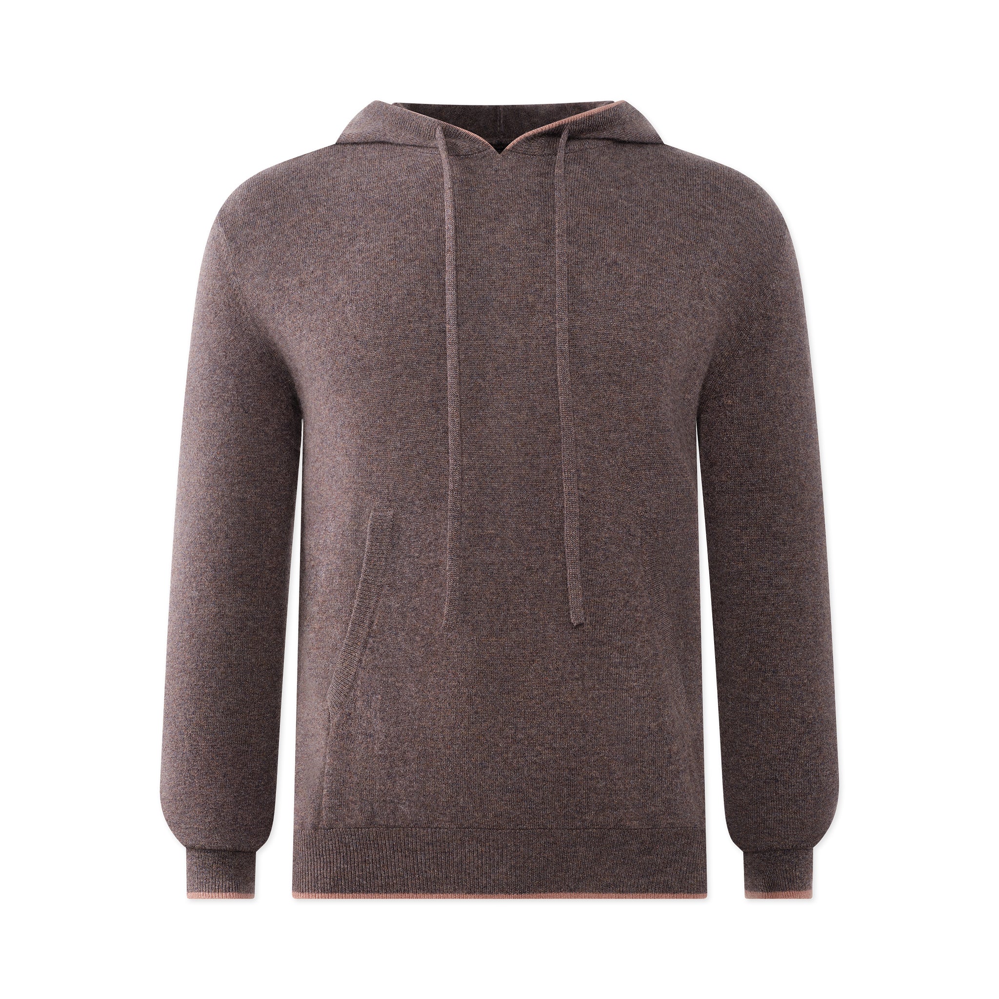 Cashmere Knit Hoodie | Umber
