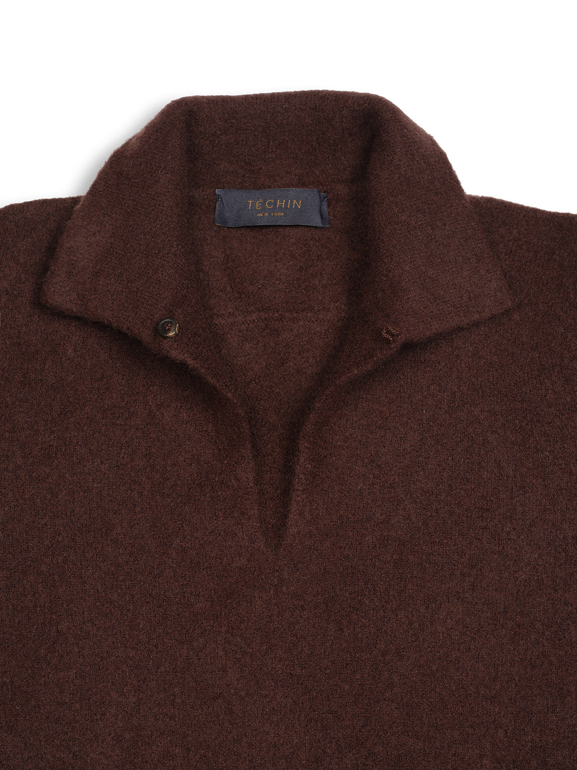Bouclé Polo Sepia