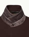 Half Lined TECHIN Jacket | Brown Herringbone