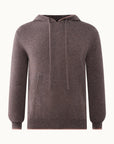 Cashmere Knit Hoodie | Umber