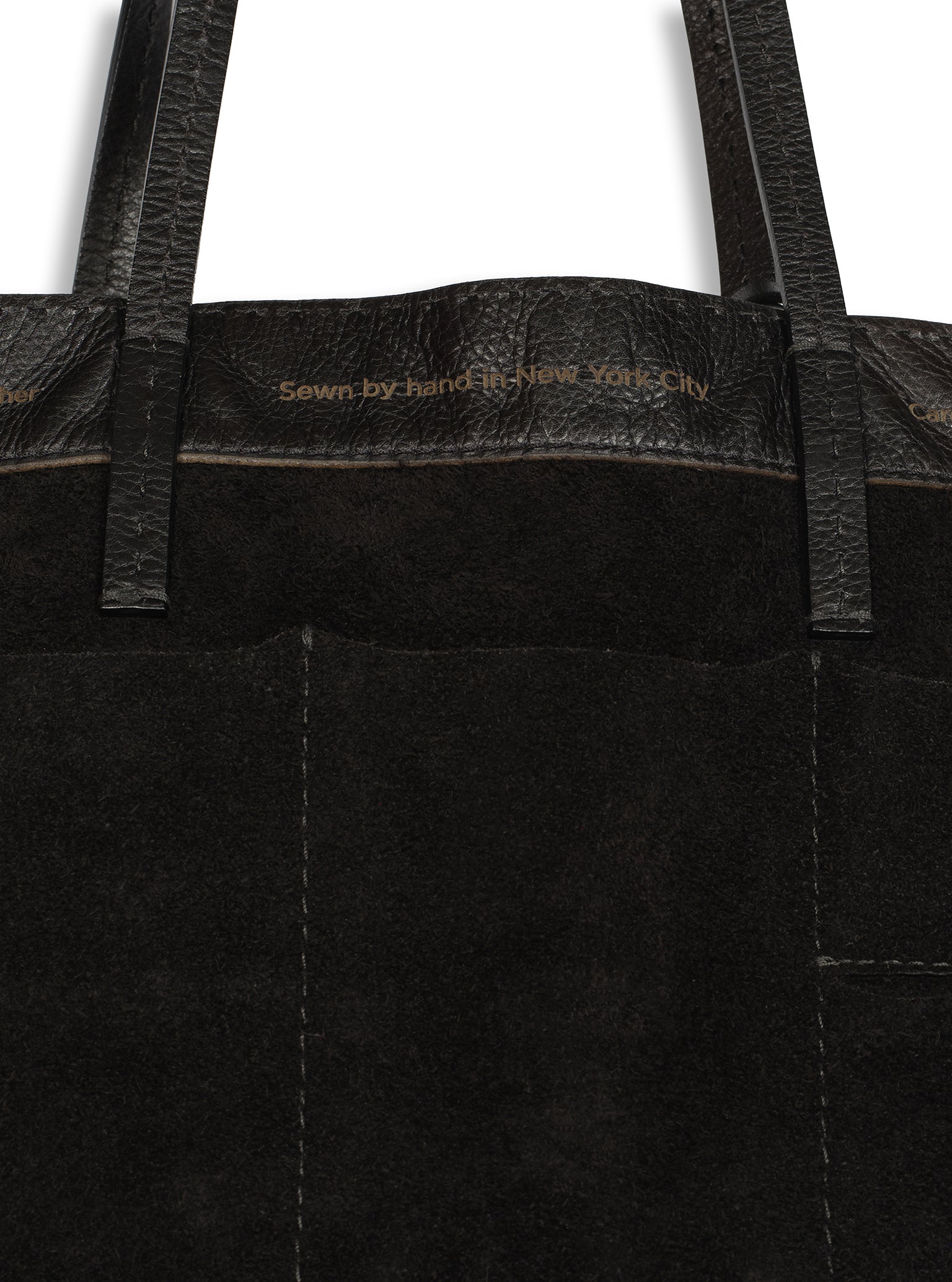 Handsewn Tote Black