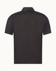 Shortsleeve Linen Shirt | Black