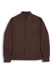 Silk Greenwhich Shirt Brown