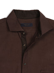 Silk Greenwhich Shirt Brown