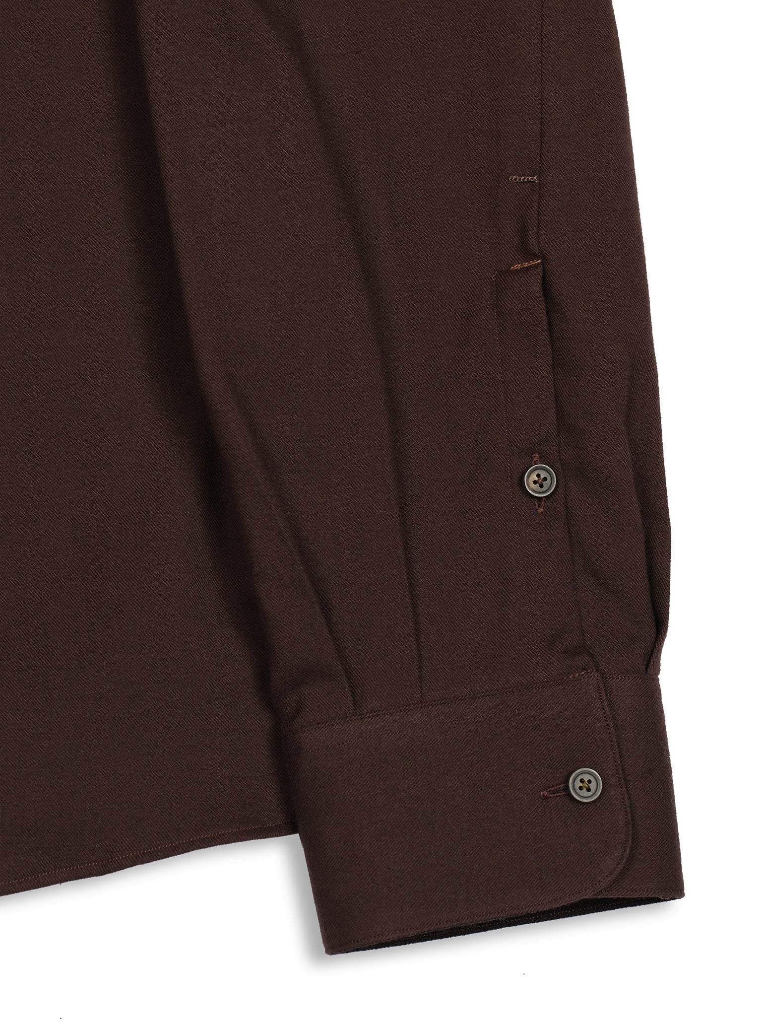Silk Greenwhich Shirt Brown