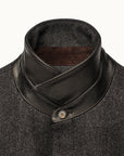 TECHIN Coat | Grey Herringbone