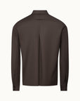 Wool Jacquard Overshirt | Olive