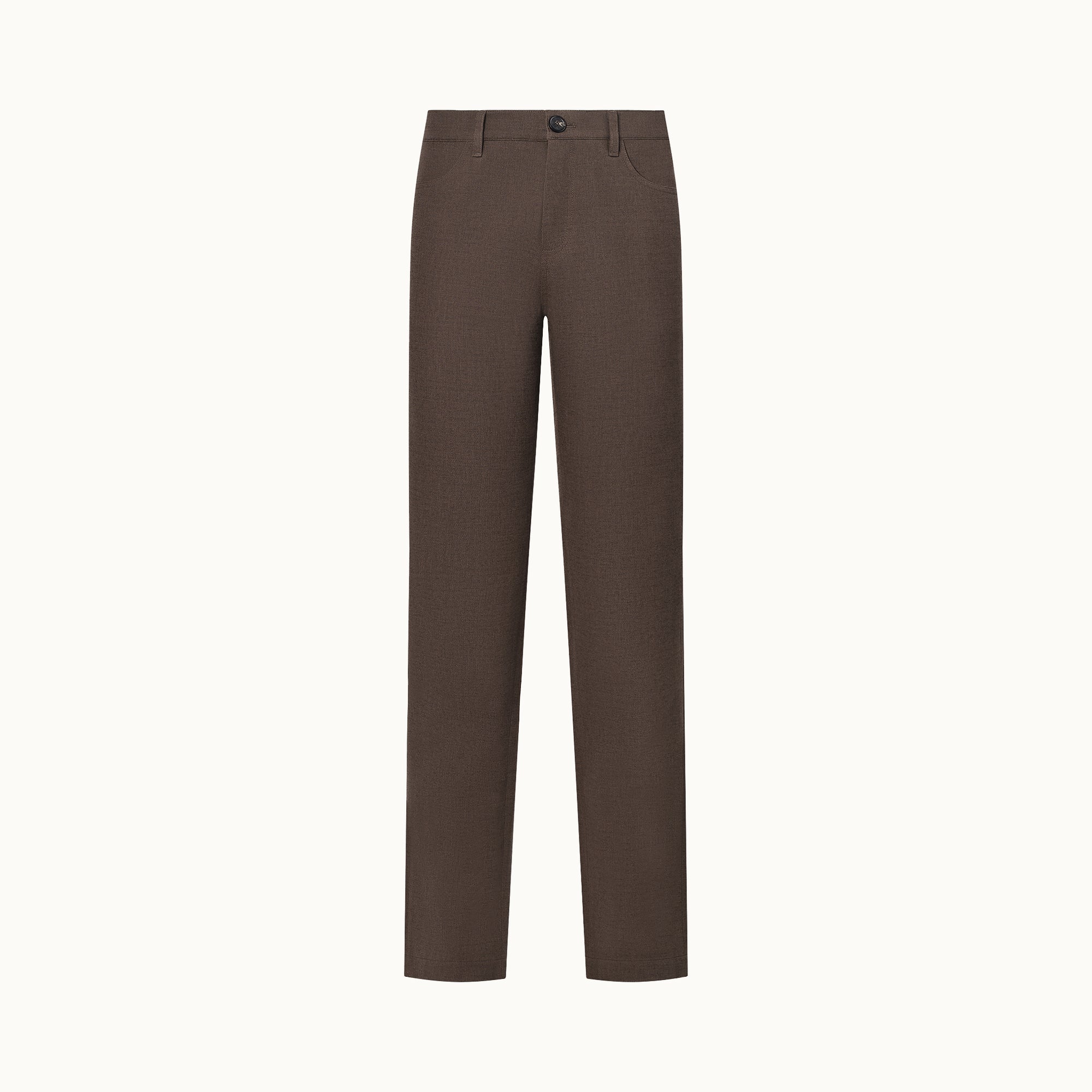 Cotton Pants | Brown