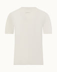 Cotton Sweater Tee Shortsleeve Bone