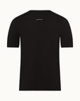 Cotton Sweater Tee Shortsleeve Black