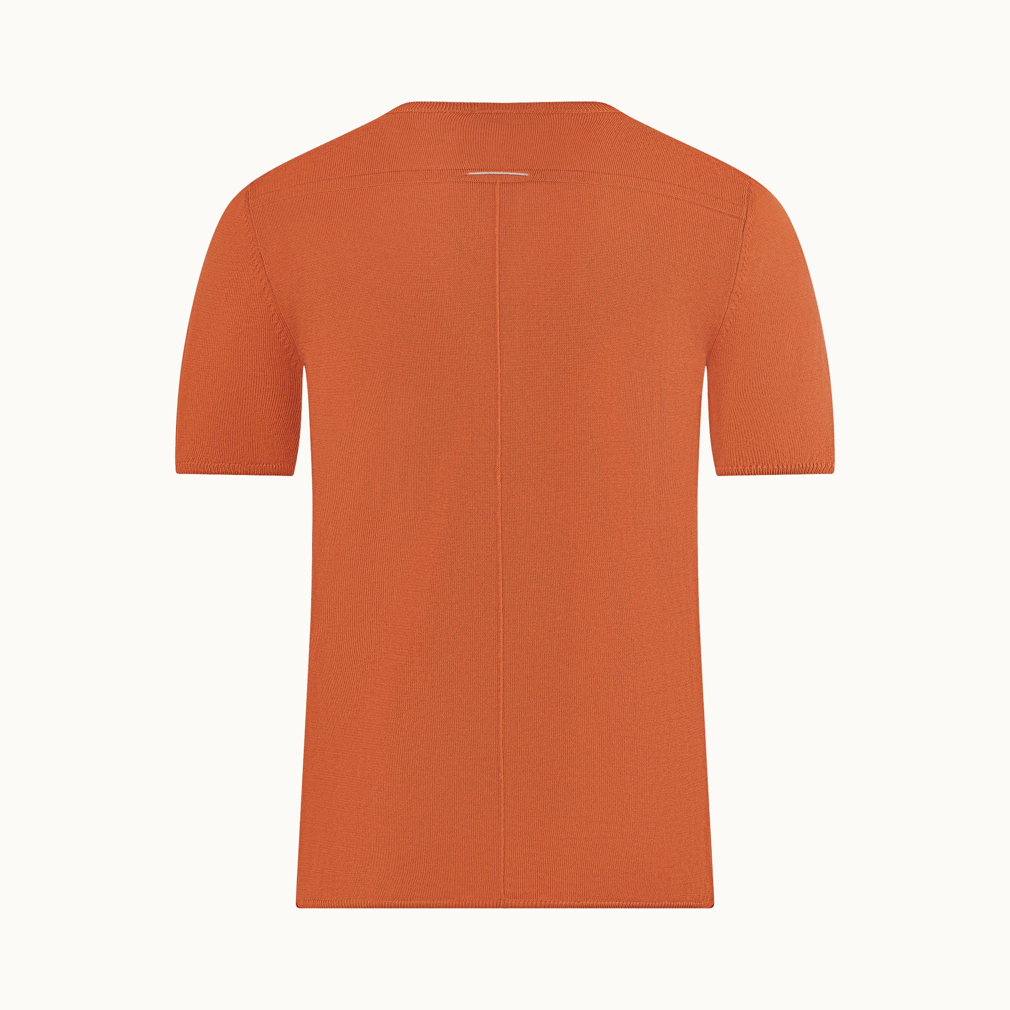 Cotton Sweater Tee Shortsleeve | Brick
