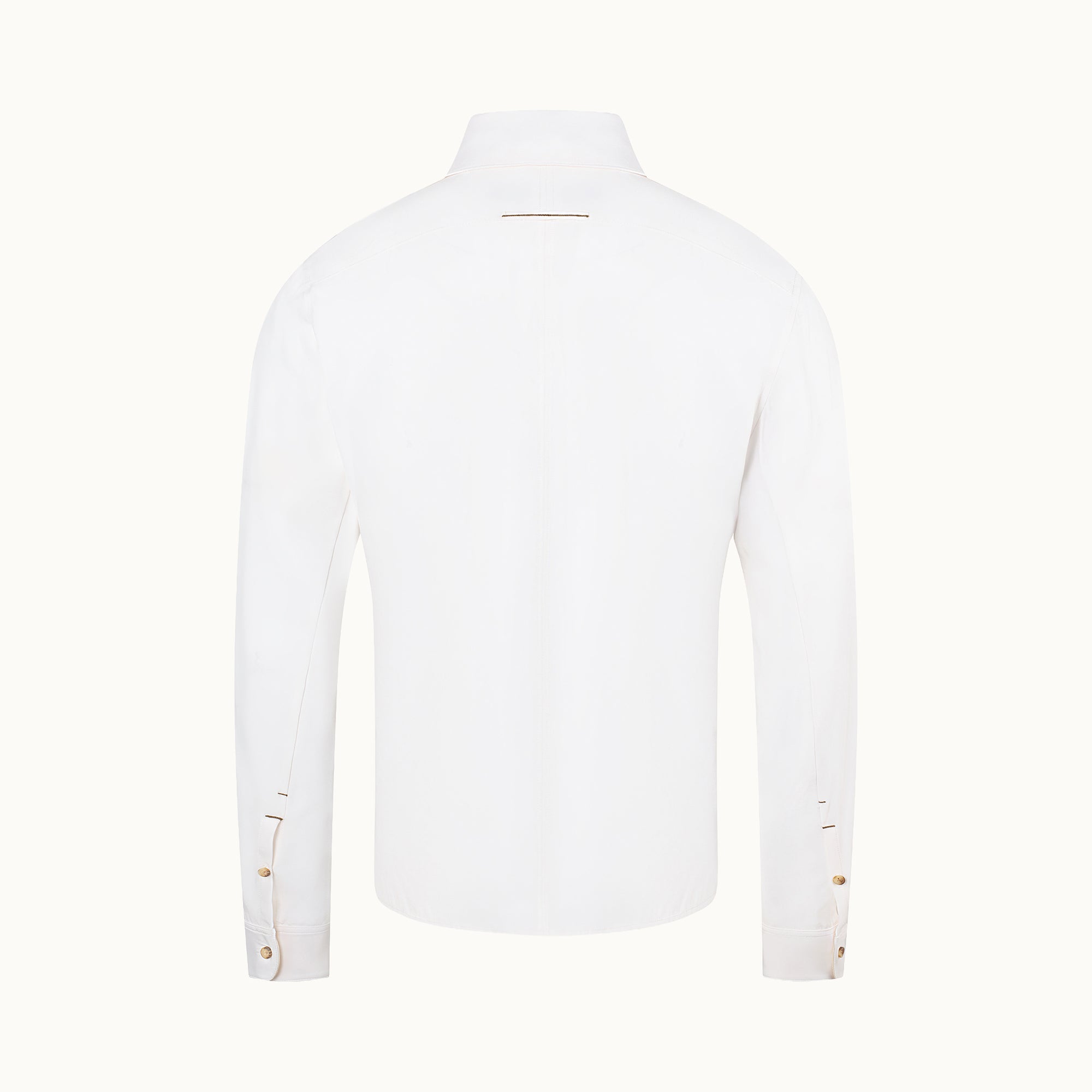 Silk Greenwhich Shirt | Bone