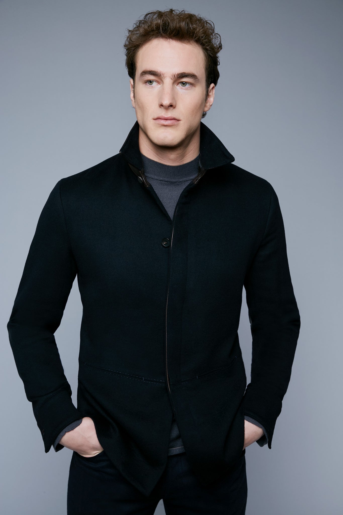Mood View: Model Hans Weiner wearing Téchin Jacket