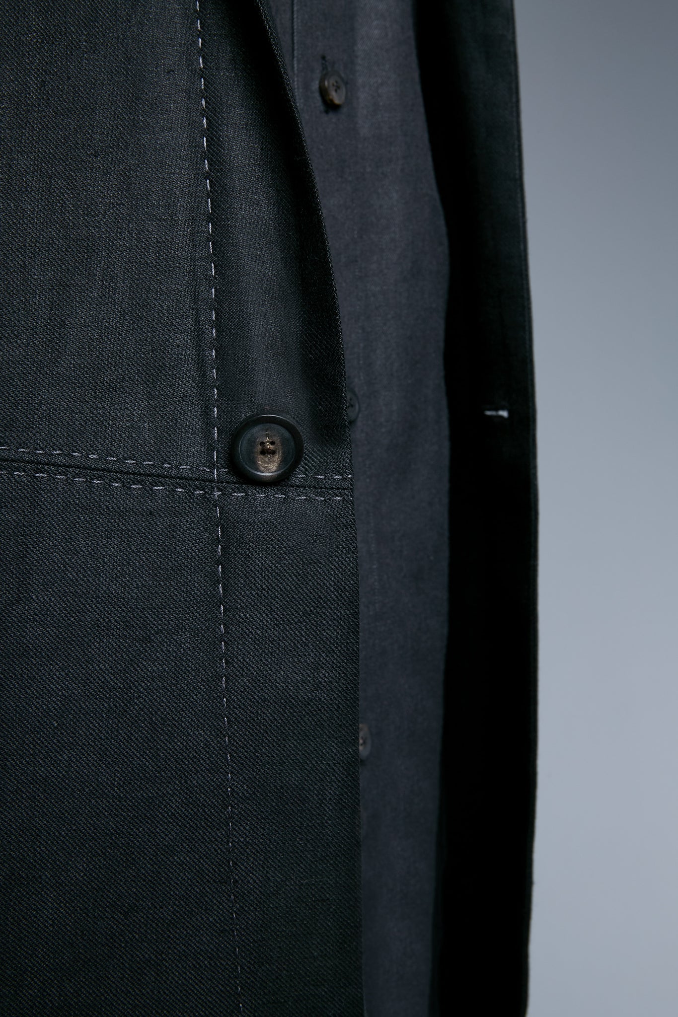 Detail View: Model Milos Drago wearing Architect's Jacket