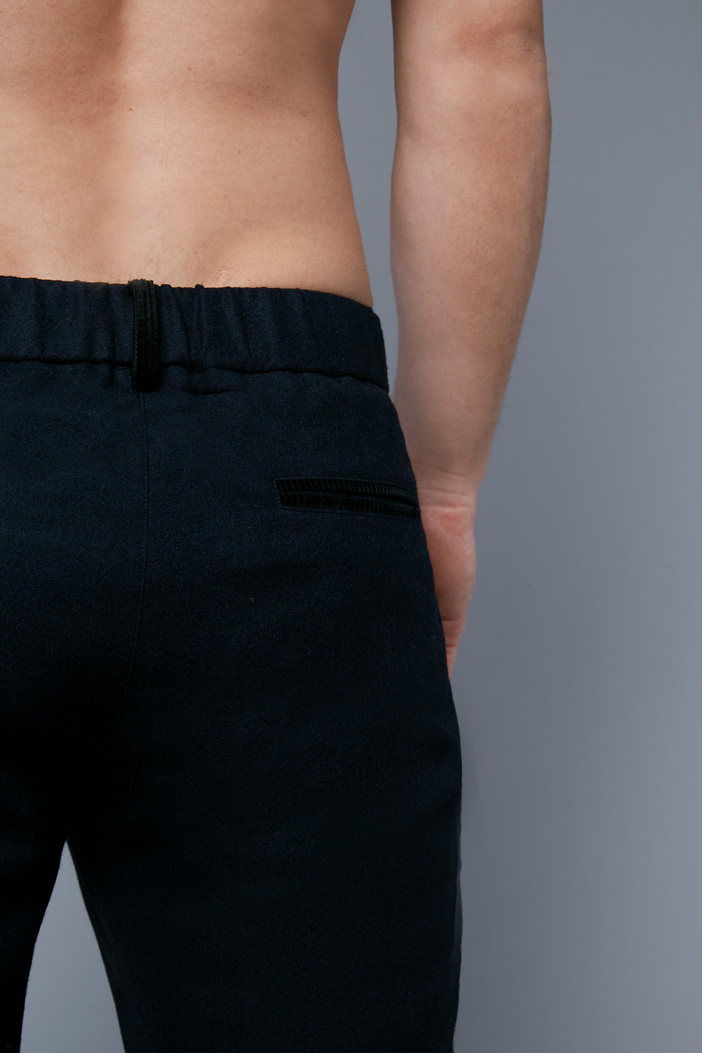 Detail View: Model Milos Drago wearing Sweatpants